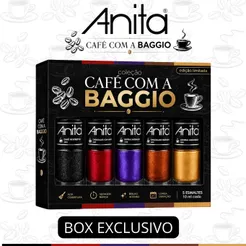 Kit Esmaltes Anita Box Nova Coleção Anita Baggio Tons Metálicos Marrom Cobre Dourado Esmalte Atacado