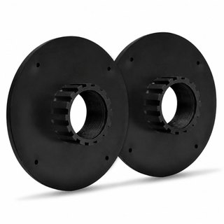 02 Adaptador De Flange Para Corneta Driver De Rosca