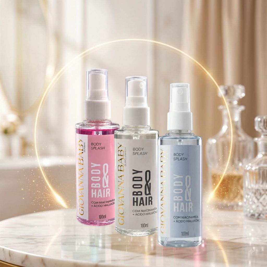Kit Giovanna Baby Body Splash Mini 100ml Clássicos Eternos
