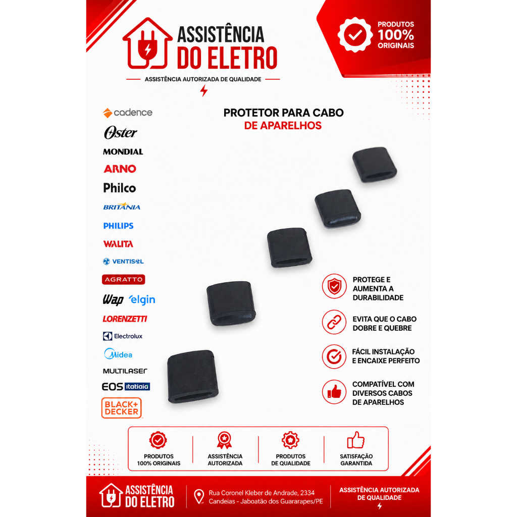 Kit 4 Batentes de Silicone para Air Fryer – Proteção para Cesto e Grade