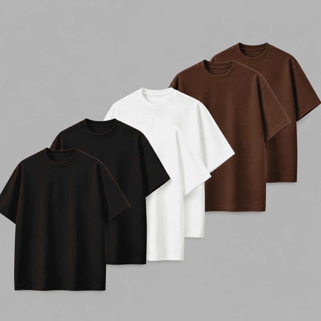 Kit 6 Camisetas Oversized Masculina Academia Larga Premium Gola Reforçada Confortável 100% Algodão