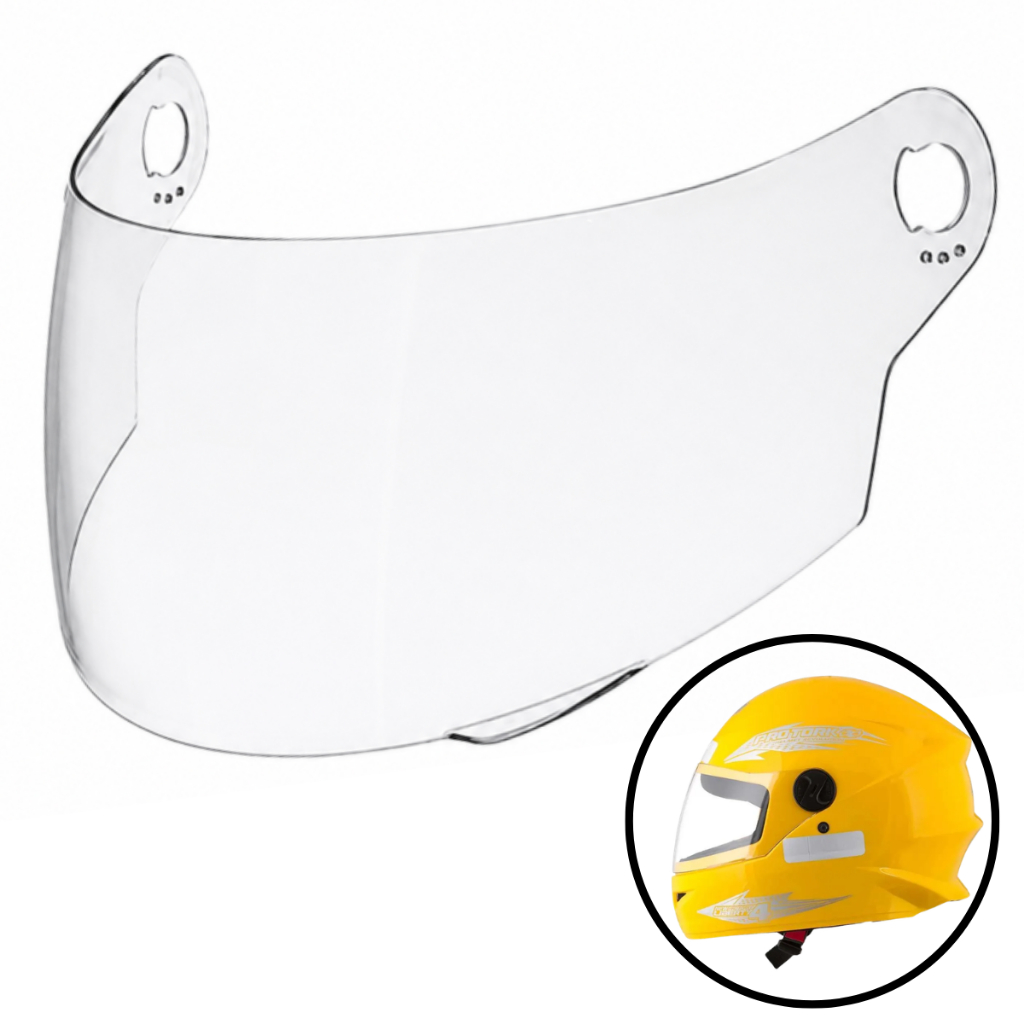Viseira Cristal Para Capacete New Liberty 4 Liberty 5 e R8 Compatível Pro Tork