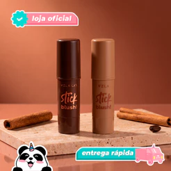 Kit Blush Stick Cinnamon + Blush Red Mocha La's Original Vegano Vizzela