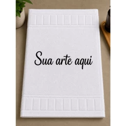 Toalha Personalizada Sua Arte Aqui Unissex 85 % Algodão DTF SILK
