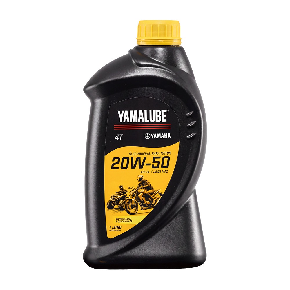 OLEO YAMALUBE 4T 20W50 1 LITRO MINERAL FACTOR FAZER YBR FACTOR
