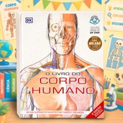 Livro de Anatomia Humana Completo Para Estudantes de Medicina Biomedicina Fisioterapia Capa Dura