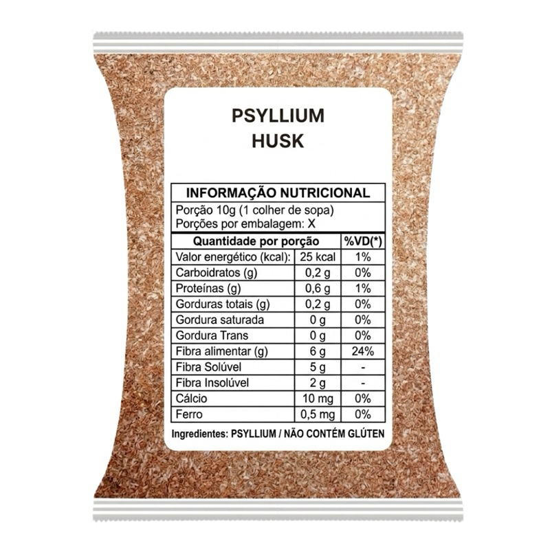 Psyllium Husk 100% Natural 1KG PROMOÇÃO – Fibras Naturais psilium