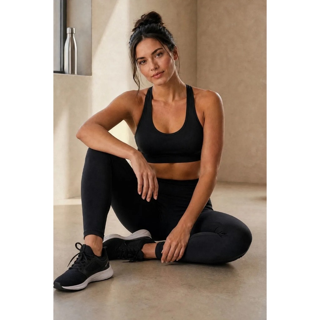 Calça Legging Fitness Sports Polo Wear Preto