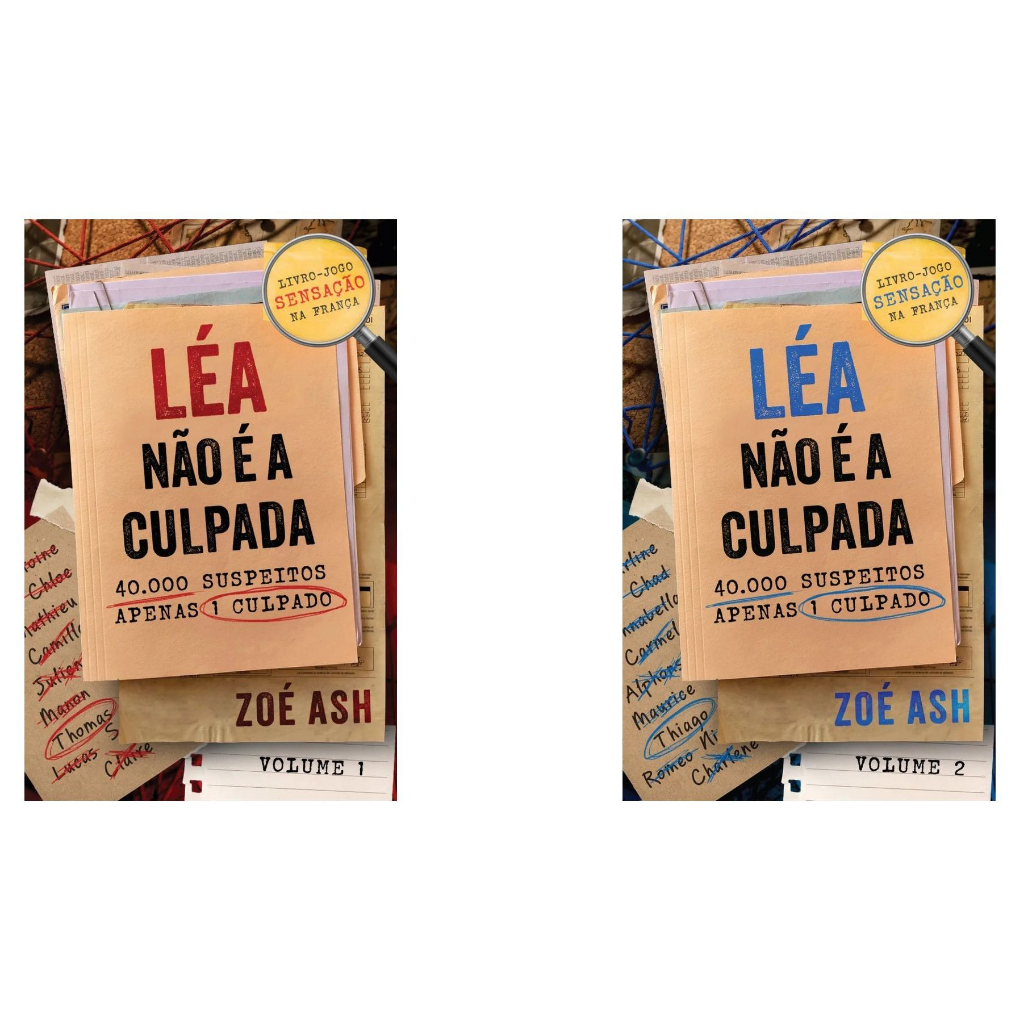 Série Léa não é a culpada: Livro-jogo com páginas destacáveis