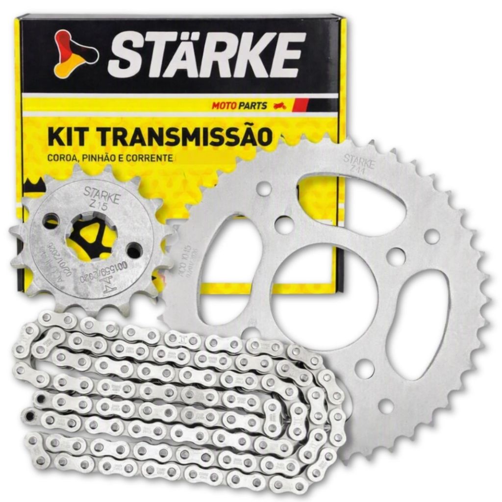 Kit Relação Cg 160 Fan Cg 160 Titan Sem Retentor 44/15 Todos Os Anos