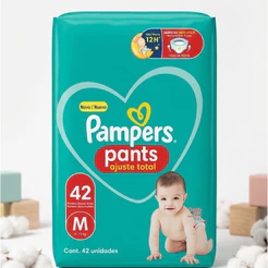 Fralda Pampers Pants Ajuste Total Tamanho M