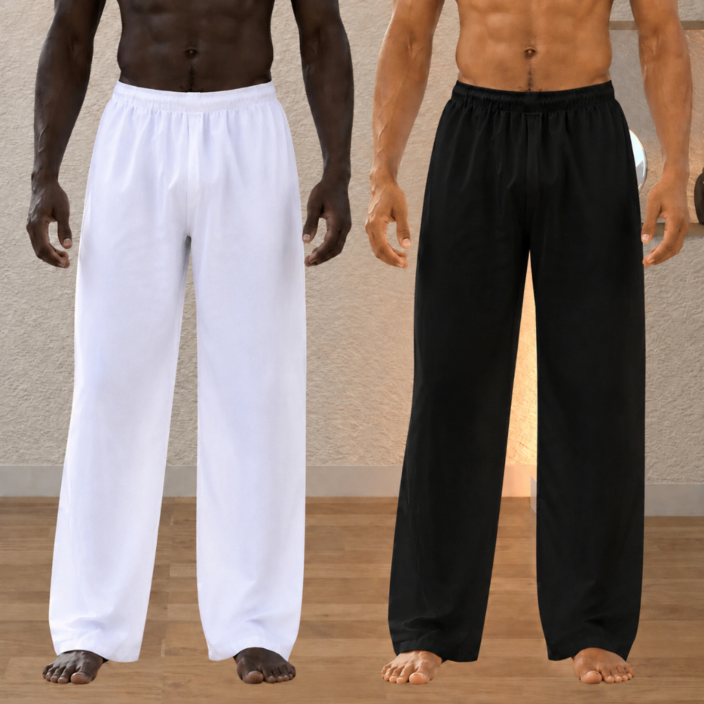 Kit 2 Calças Unissex Roupa de Ração Oxford Umbanda Candomblé