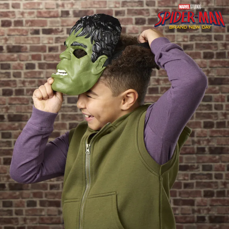 Máscara Marvel Hulk e Homem Aranha Brand New Day - Hasbro G3438 — imagem 2 de 2
