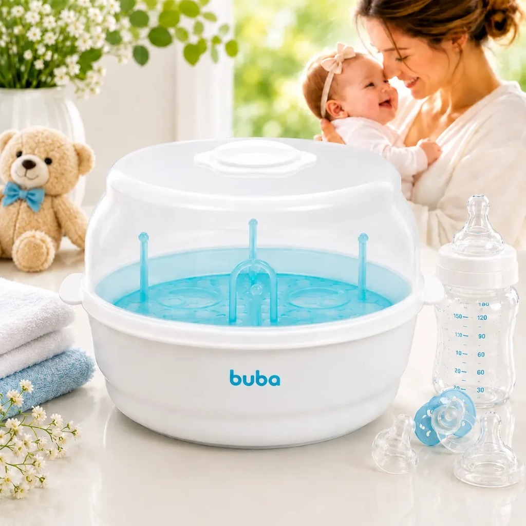 Esterilizador de Mamadeiras para Micro-ondas Buba Higiene