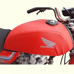 Capa Tanque Moto Cg 125 Today 1983 - 1994 Vermelha