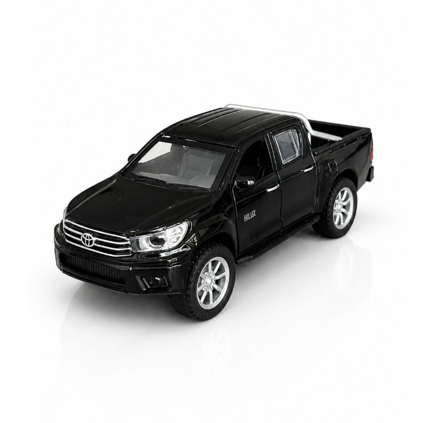 Novo Toyota Hilux 1:32 Miniatura Com Luz e Som Metal Abre Portas