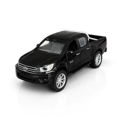 Novo Toyota Hilux 1:32 Miniatura Com Luz e Som Metal Abre Portas