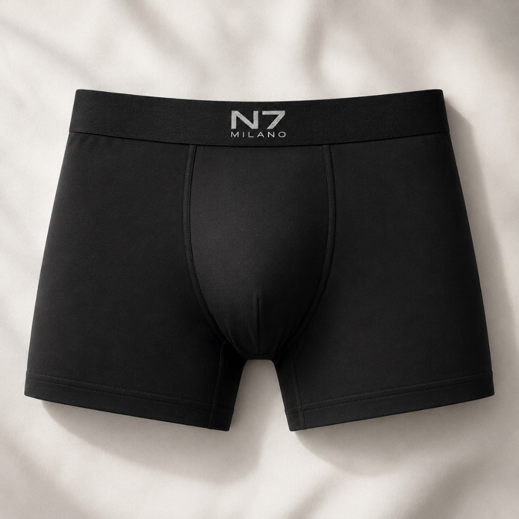 Cueca Boxer Masculina Tradicional Original Microfibra Sem Costura Adulto Forro Poliamida Confortável