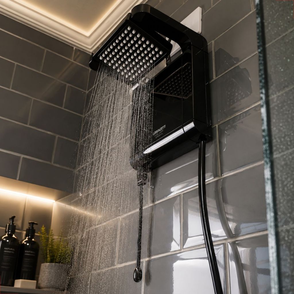 Chuveiro Ducha Lorenzetti Acqua Star Ultra Preto 220V 6800W