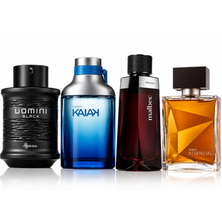 Kit 4 Perfumes Masculino Brasileiros Premium100ml - Homens com Atitude Elegancia