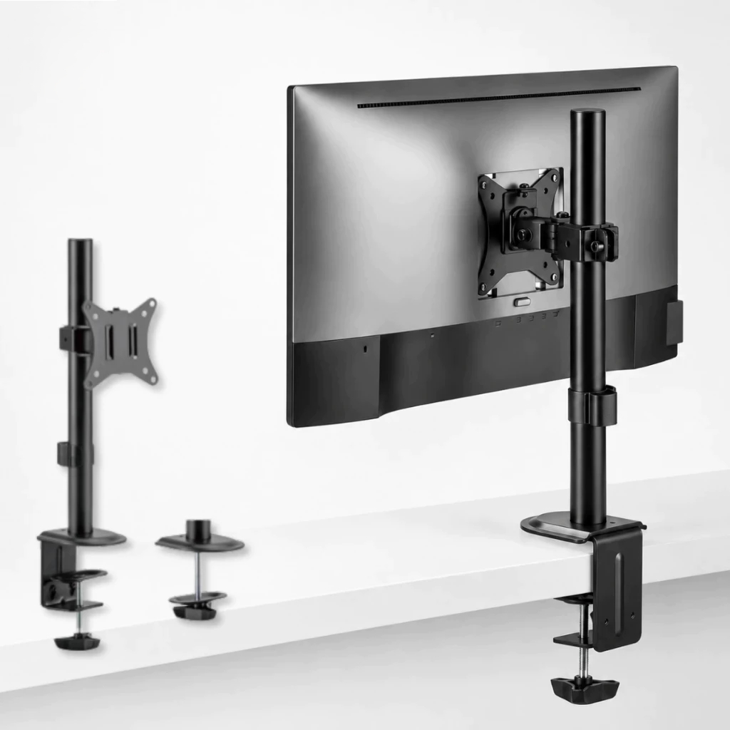 Suporte Monitor 17 a 32 Polegadas VESA 75x75 100x100 Ajustável Mesa Escritório Reforçado Ergonômico