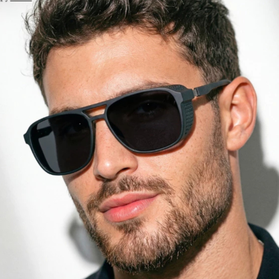 Óculos de Sol Leblon Quadrado Soldador Premium Alok Steampunk Retrô uv400 Feminino Masculino