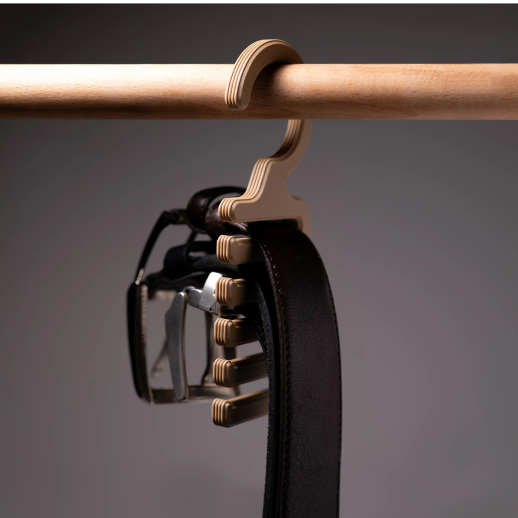 Organizador de Cintos Cabide Multiuso | Porta Cintos e Gravatas | Suporte para Guarda-Roupa | Economia de Espaço