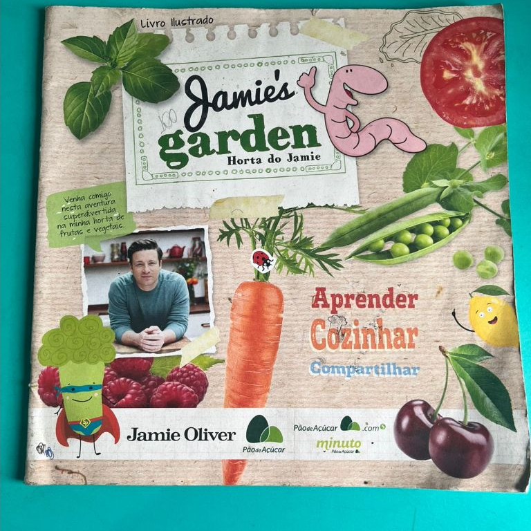 Livro Ilustrado Jamie´s Garden Horta Do Jamie · MercadoLivre