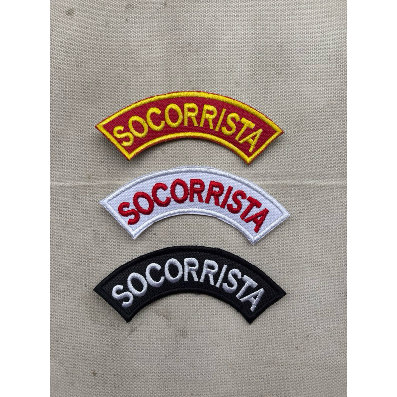 Patch Bordado Socorrista – Tarjeta Meia-Lua de Alta Definição
