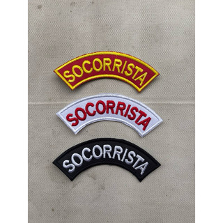 Patch Bordado Socorrista – Tarjeta Meia-Lua de Alta Definição