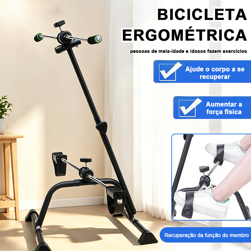 Mini Exercise Bike for Leg and Arm Training de Fisioterapia Reabilitação Idosos Exercício em Casa