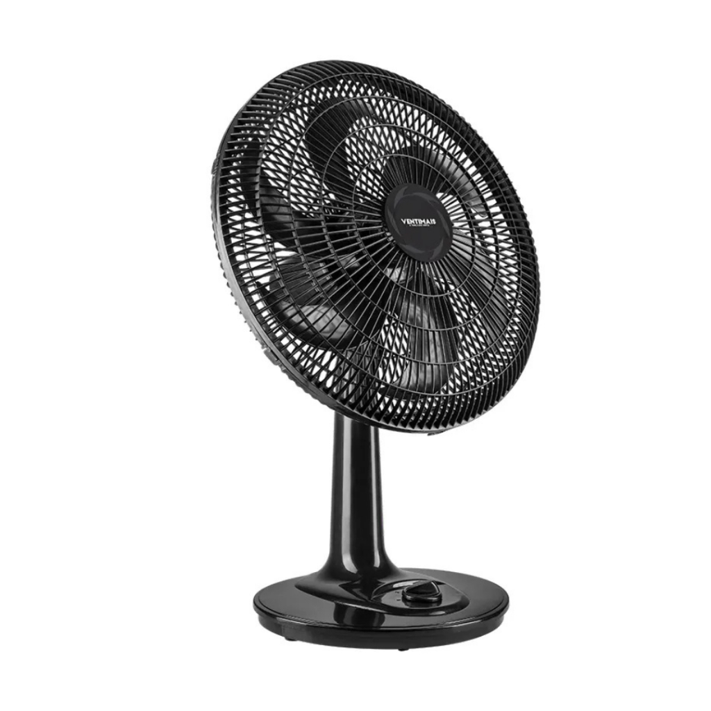 Ventilador de Mesa 40cm com 3 Velocidades e 6 Pás Aerodinâmicas 126W - Ventimais