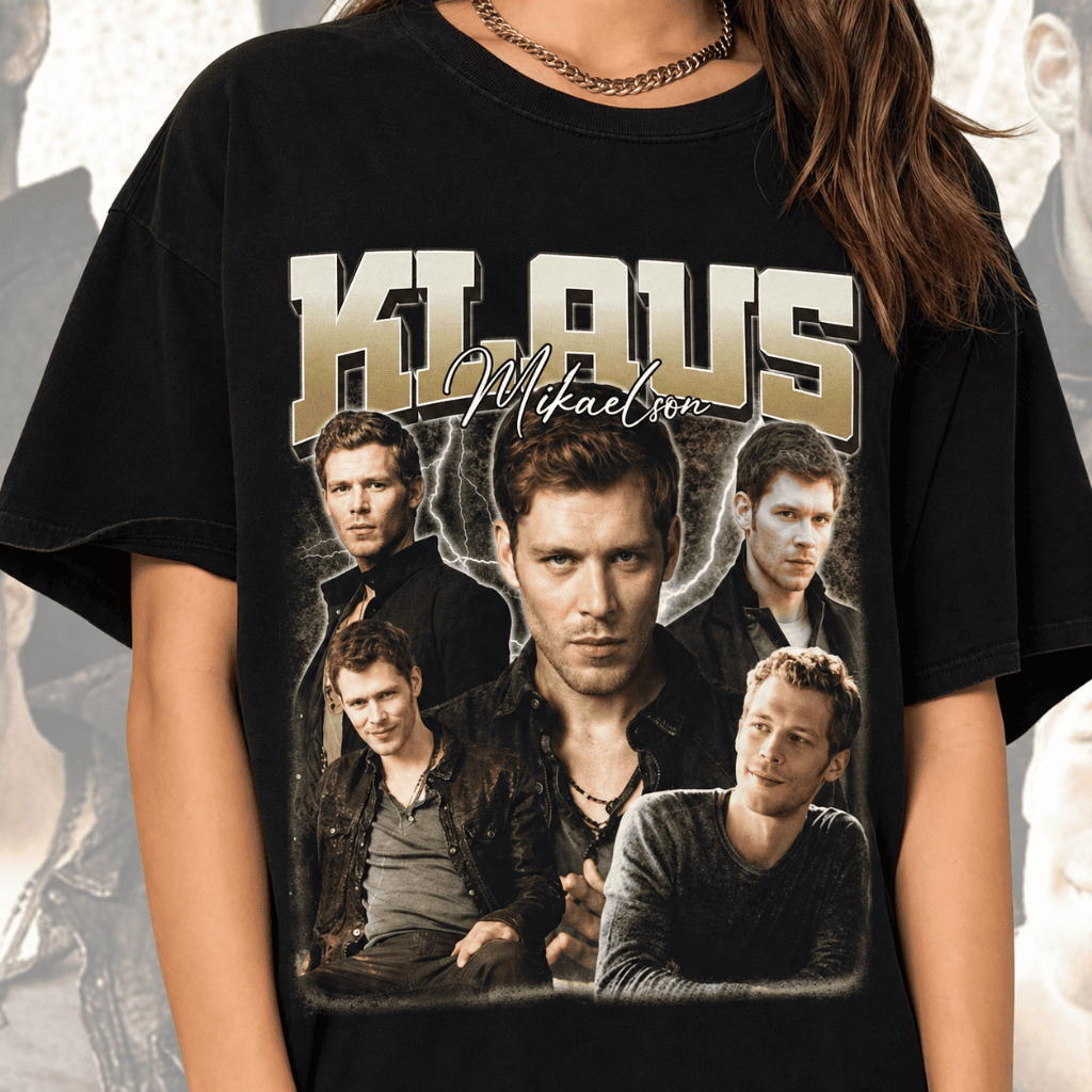Camiseta Klaus Mikaelson Vampiro Série Estampada 100% Algodão Unissex