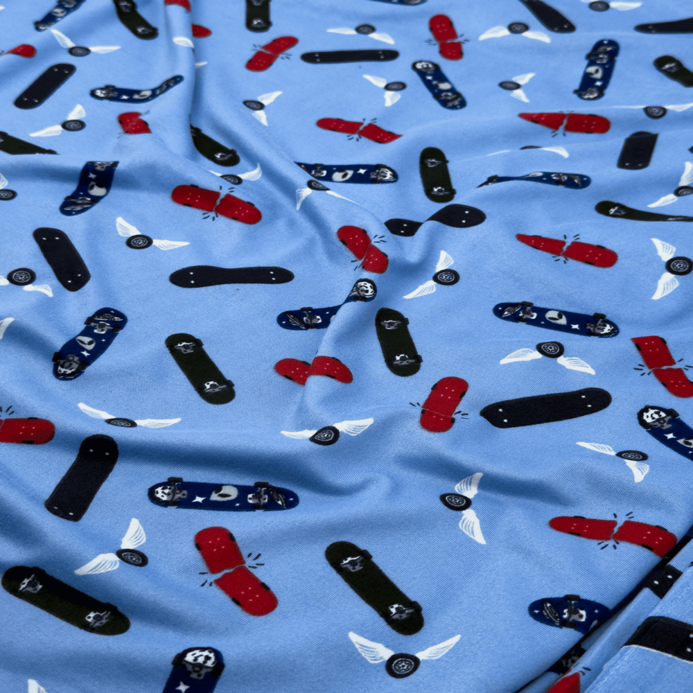 Malha Suede Estampada Infantil 100% Poliéster 1,60m | Tecido para Pijama Infantil | Estampas 2027