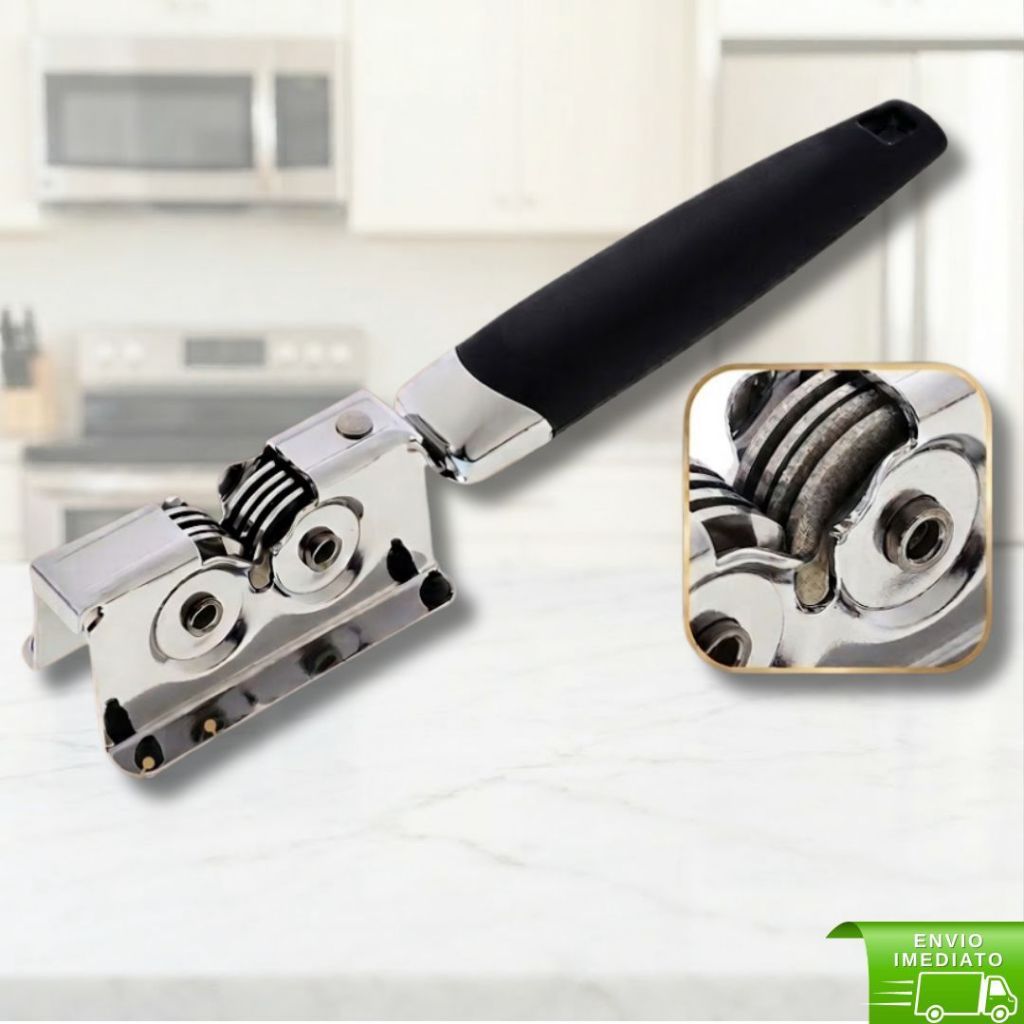 Imagem Amolador e Afiador de Faca Profissional de Inox para Facas Canivetes Utensílios para Cozinha