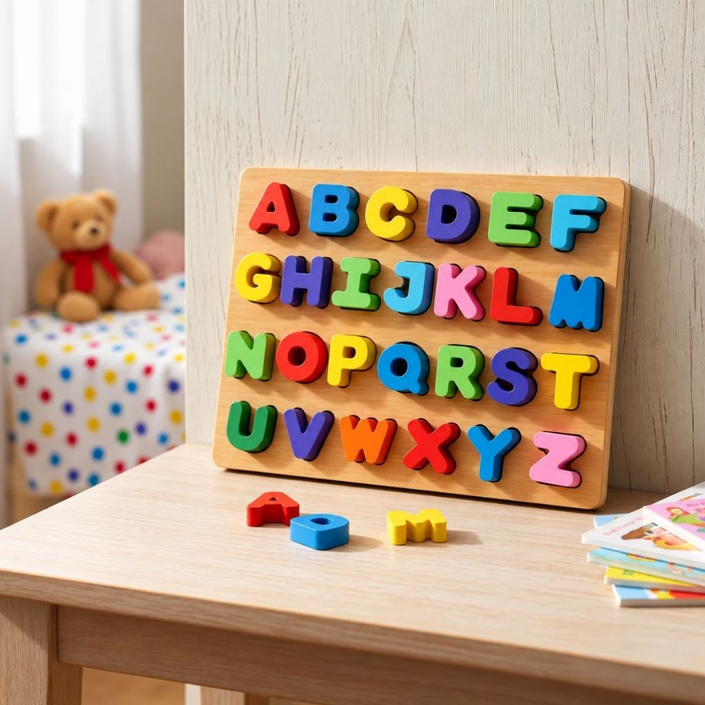 Quebra-Cabeça de Encaixe Números Divertidos Tons Pastéis Educativo Matemática Candy Colors Letras · foto 2