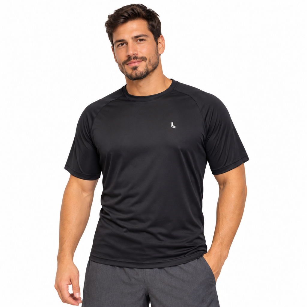 Camiseta Masculina Lupo Sport Tecido Respiravel Corrida Academia