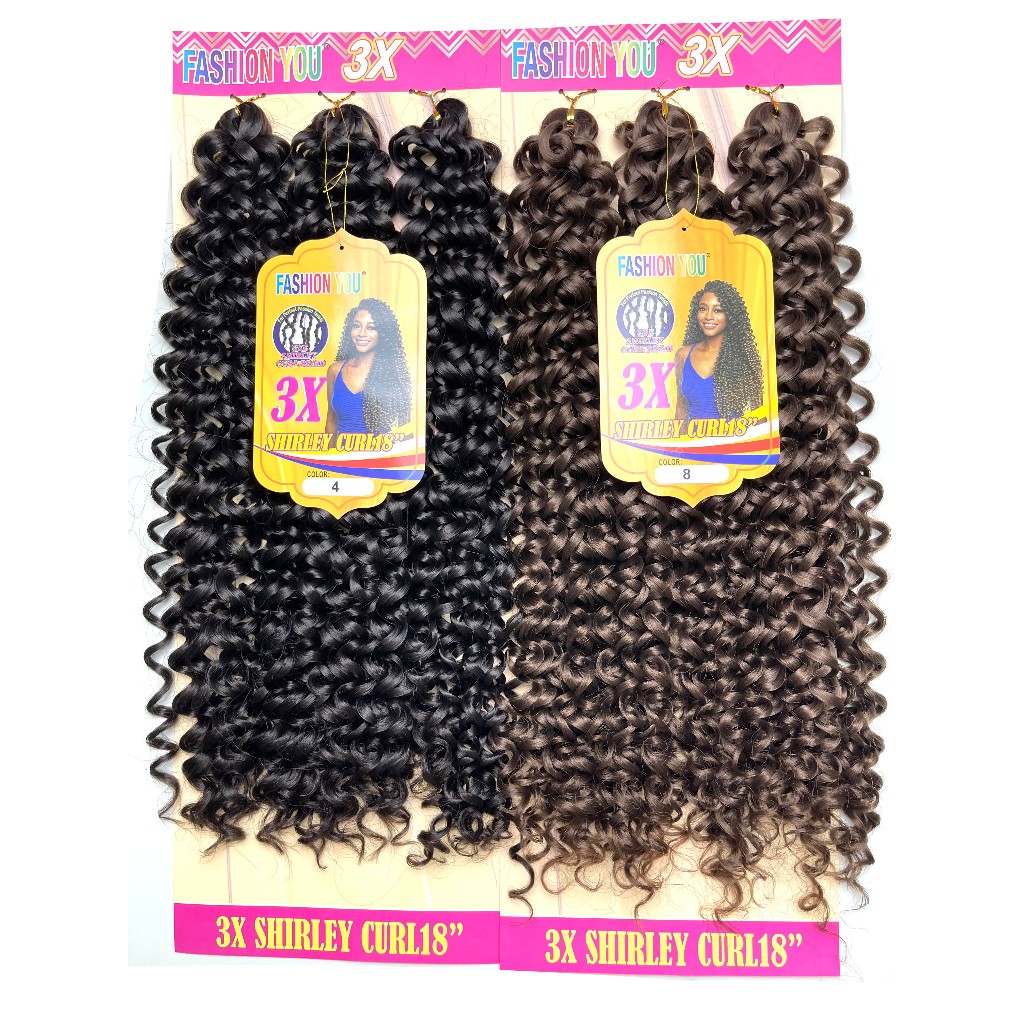 Cabelo Cacheado Crochet Solto SHIRLEY CURL18inch Cabelo 70cm 150g Braid Hair FASHION YOU