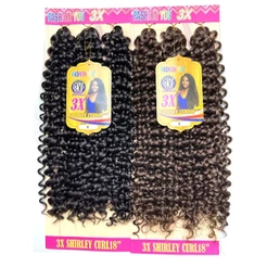 Cabelo Cacheado Crochet Solto SHIRLEY CURL18inch Cabelo 70cm 150g Braid Hair FASHION YOU