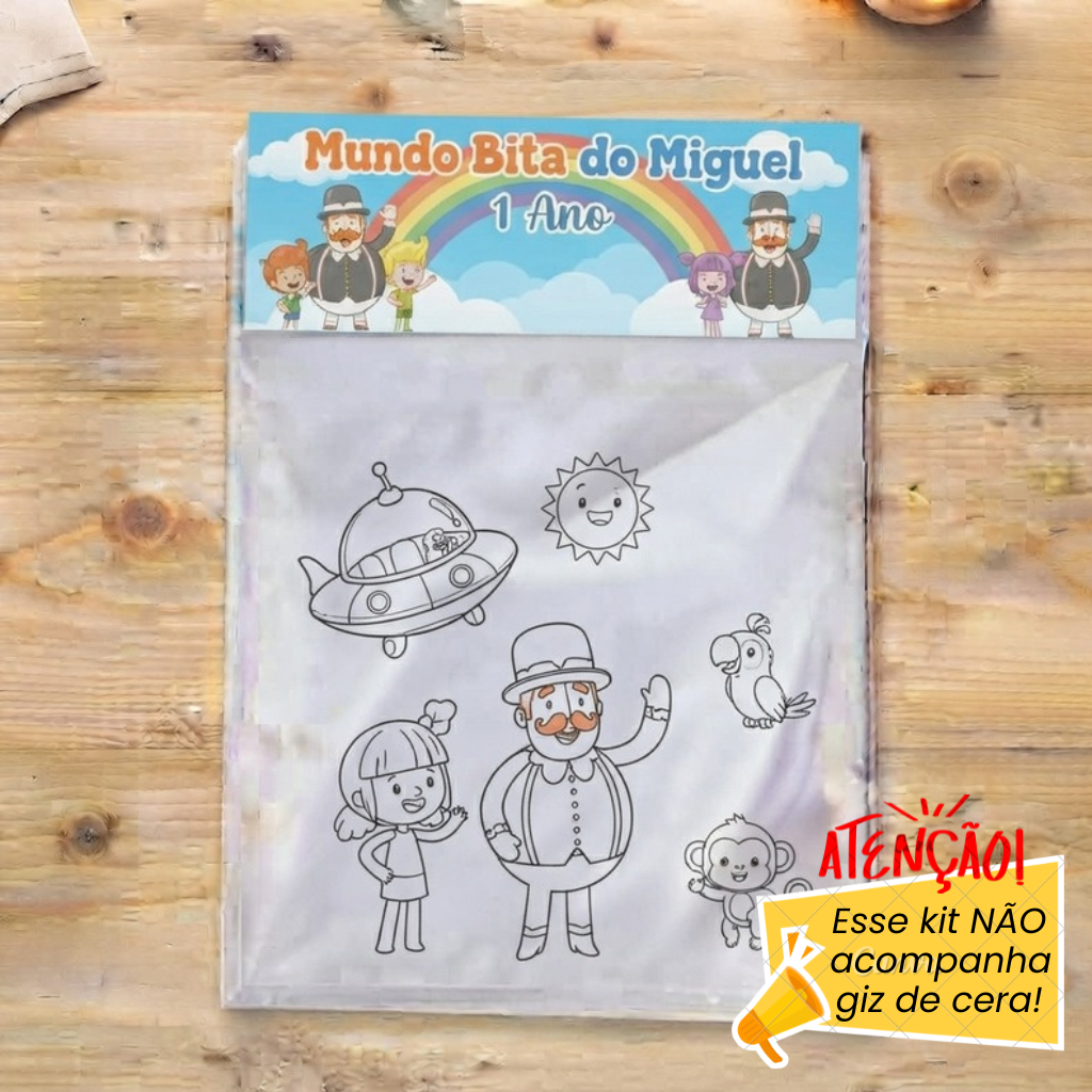10/20/30 Kit colorir qualquer tema personalizado LEMBRANCINHA — imagem 2 de 2