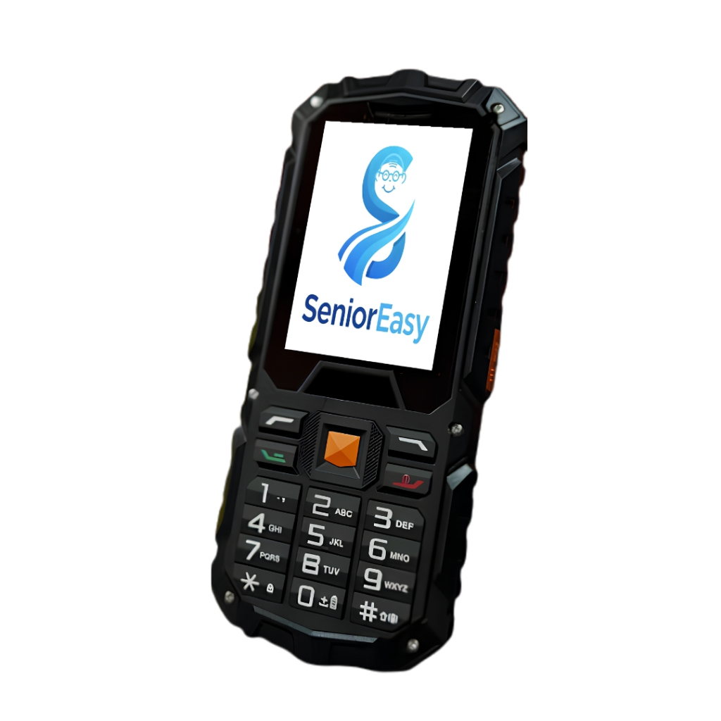 Celular SeniorEasy Basic Durable 4G – Resistente à Água, Poeira e Impactos com IP68! 💪📱