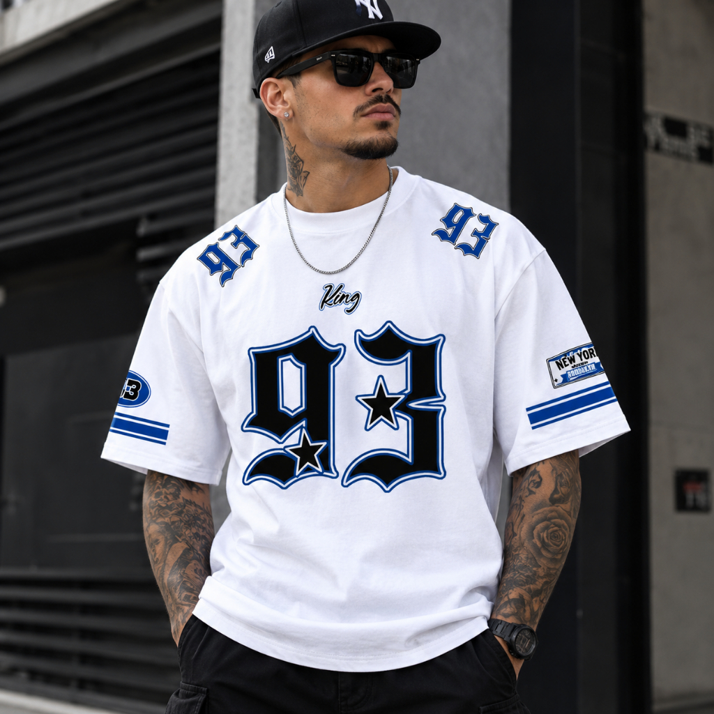 Camiseta Unissex Estilo Streetwar New York King 93 - Camisa de Malha 100% - Envio Imediato - VS Shopp