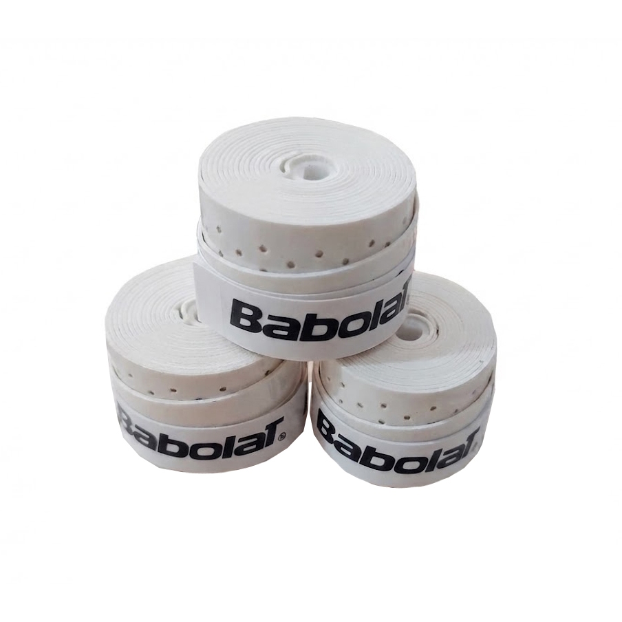 3 Unidades De Overgrip Babolat Pegajoso Perfurado Grip Para Raquete Tennis, Beach Tênis, Squash