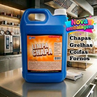 Limpa Chapa de lanches, grelhas, fornos e coifas desengordurante concentrado limpeza pesada Profissional - RPD 5L