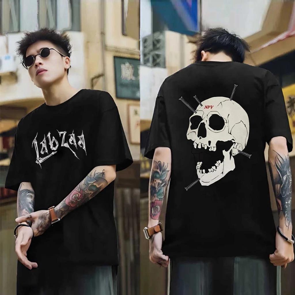 Camiseta Oversized Unissex 100% Algodão Estampada, Plus Size, Modelo Casual, Confortável e Respirável  C080