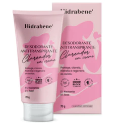 Desodorante Antitranspirante Clareador em Creme Hidrabene 70g - Anti-Odor