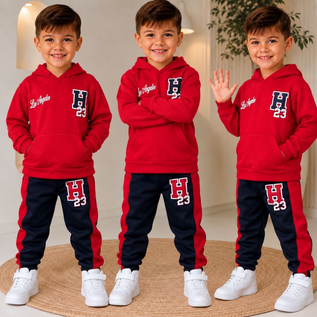 Conjunto Infantil Masculino Moletom Com Capuz Peluciado Quentinho Blusa e Calça Veste Do 4 ao 10anos