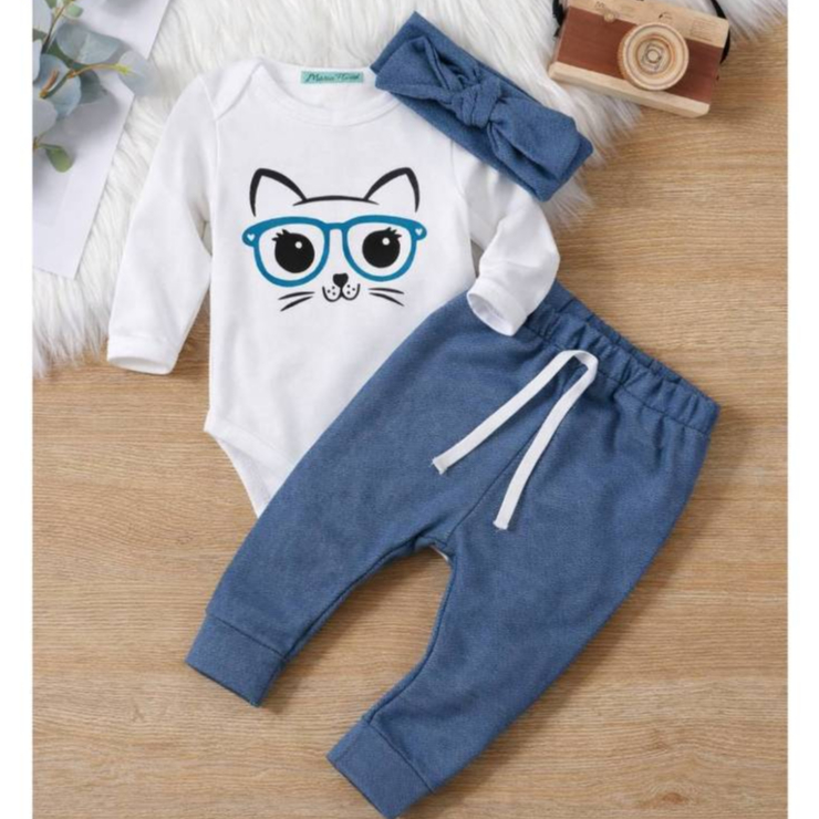 Conjunto Roupa Moda Bebê Menina Roupinha Blogueinha infantil Luxo Conjuntinho Feminino Gatinha Flare