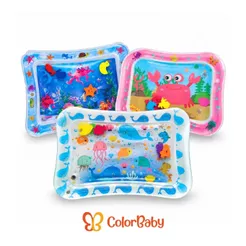 Tapete Infantil Inflável de Água - Almofada de Atividade Sensorial para Bebês - Meninos e Meninas