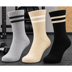 Kit 2 a 12 pares de Meias Cano Alto ALTA QUALIDADE MASCULINO/FEMININO–FRETE Grátis+Qualidade Premium
